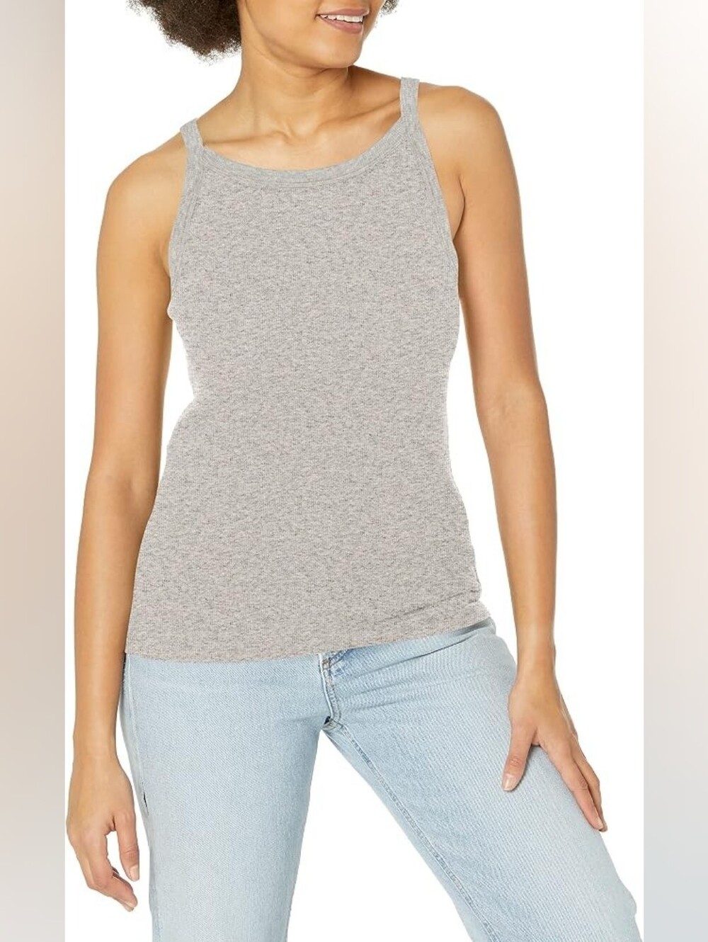 UGG Rory Ribbed Tank In Gray Sz L MSRP ,$48 NWT